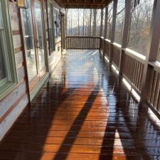 Custom Cabin Staining In Blue Ridge GA 6